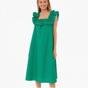 GREEN MARIA MIDI DRESS HYACINTH HOUSE